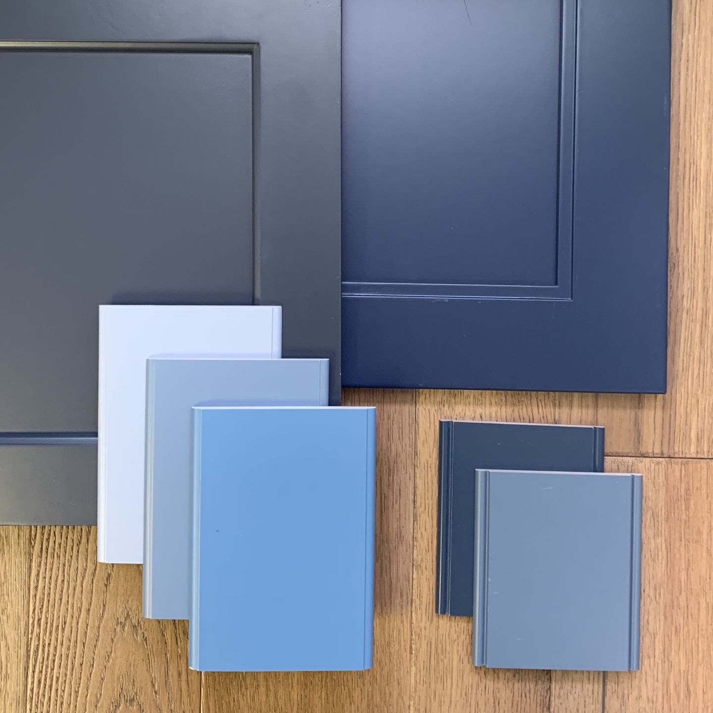 blue samples